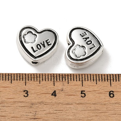 Tibetan Style Alloy Beads PALLOY-P302-01E-AS-1