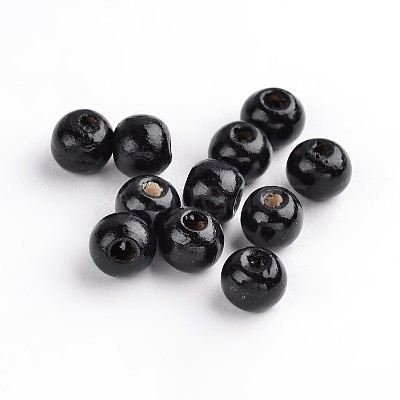 Natural Wood Beads X-YTB022-9-1