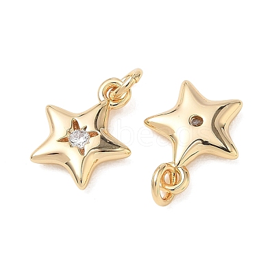 SHEGRACE Brass Clear Cubic Zirconia Pendants XGRQ3K091-526G-1