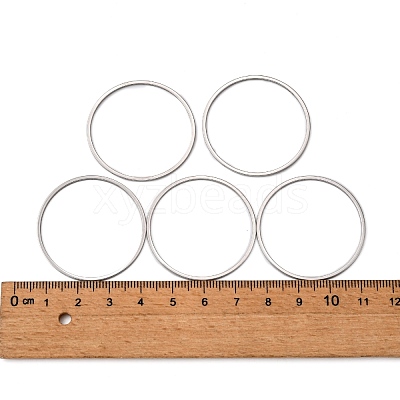 Tarnish Resistant 304 Stainless Steel Linking Ring X-STAS-T047-15B-1