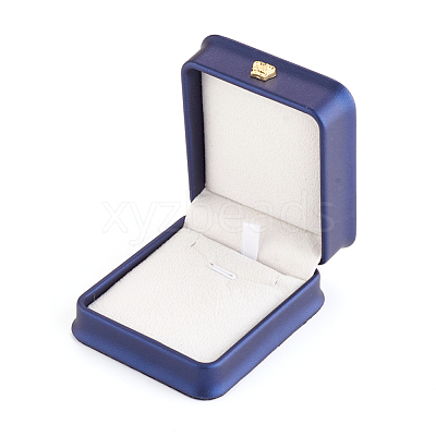PU Leather Necklace Pendant Gift Boxes LBOX-L005-F03-1