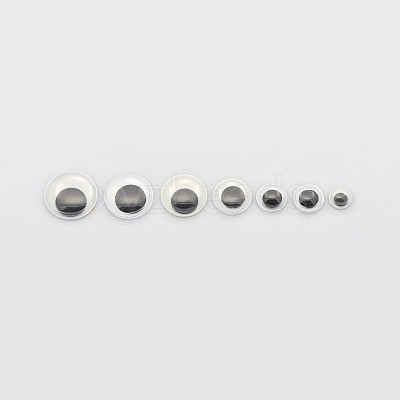 Wobbly Eye Plastic Cabochons KY-X0003-1
