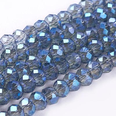 Electroplate Glass Beads Strands EGLA-D020-3x2mm-59-1