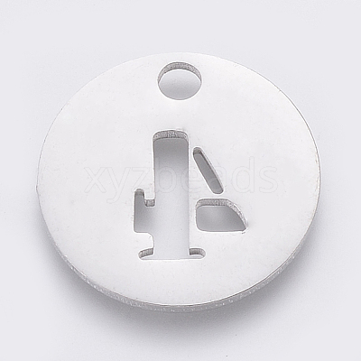Non-Tarnish 304 Stainless Steel Pendants X-STAS-F233-04-P-1