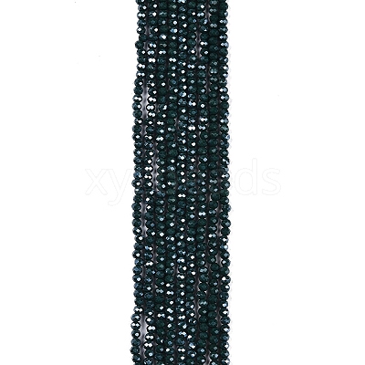 Electroplate Glass Beads Strands EGLA-A044-P3mm-A12-1
