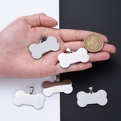 Tarnish Resistant 304 Stainless Steel Pendants X-STAS-I140-07B-1