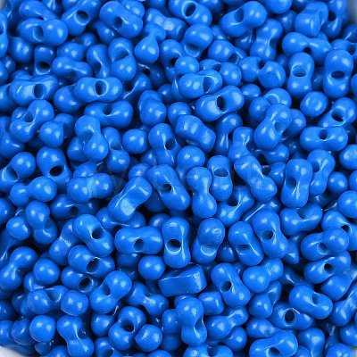 Baking Paint Glass Seed Beads SEED-K010-A15-1