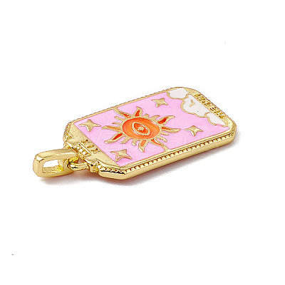 Alloy Enamel Pendants X-ENAM-D042-01C-1