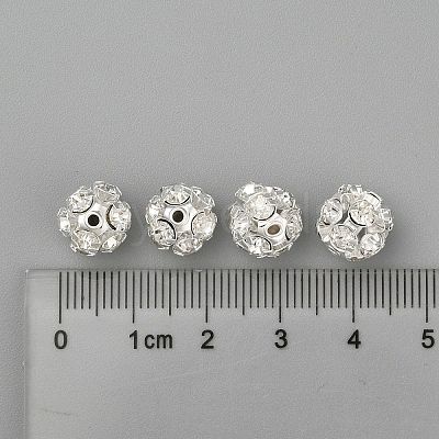Brass Crystal Rhinestone Beads RSB11C14-1