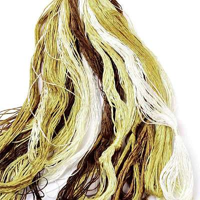 Real Silk Embroidery Threads OCOR-D012-01O-1