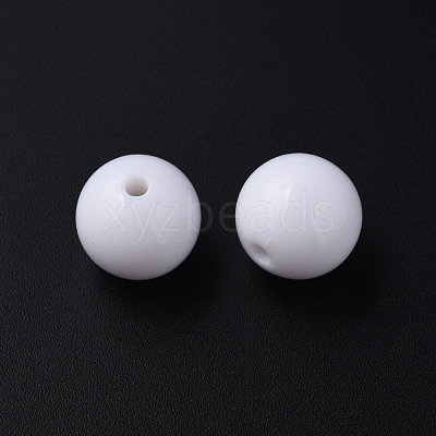 Opaque Acrylic Beads MACR-S370-C16mm-01-1