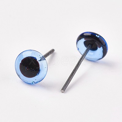 Craft Glass Doll Eyes LS-DIY-WH0020-B03-9mm-1
