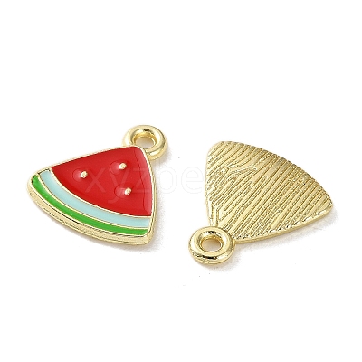 Fruit Alloy Enamel Charms PALLOY-S058-01LG-05-1
