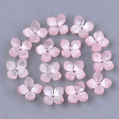 Cellulose Acetate(Resin) Bead Caps KK-S161-02B-1