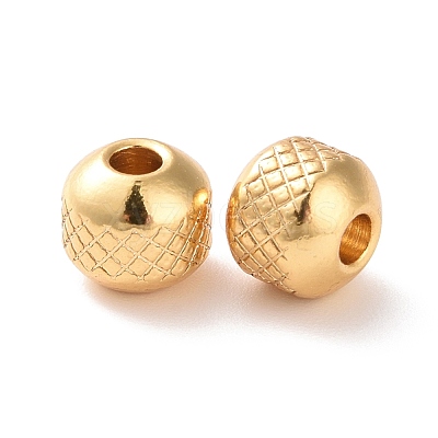 304 Stainless Steel Beads STAS-G133-06G-1