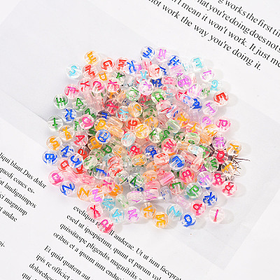 Transparent Clear Acrylic Beads MACR-YW0001-23B-1