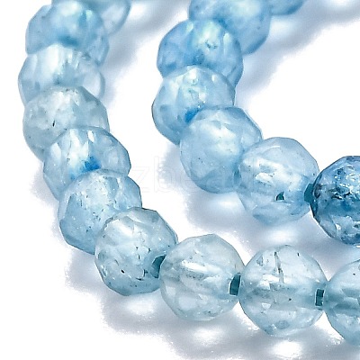 Natural Topaz Crystal Beads Strands LS-G-H266-07B-1