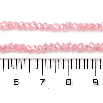 Baking Electroplate Glass Beads Strands DGLA-A039-J2MM-B08-1