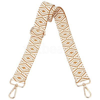 Rhombus Pattern Nylon Canvas Handbag Webbing Bag Straps FIND-CN0002-38A-1
