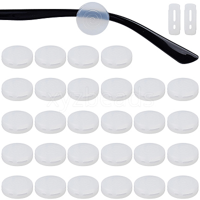 48Pcs Silicone Eyeglasses Ear Grip FIND-CN0002-47B-1
