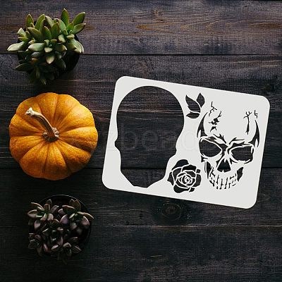 Plastic Reusable Drawing Painting Stencils Templates DIY-WH0202-330-1