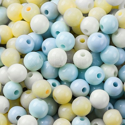 Opaque Acrylic Beads SACR-Q004-01L-1