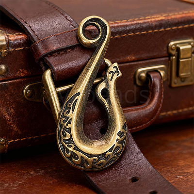 3Pcs Alloy S-Hook Clasps FIND-CP0003-47AB-1