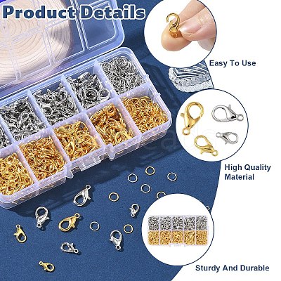 Zinc Alloy Lobster Claw Clasps DIY-YW0017-19-1
