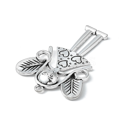 Tibetan Style Alloy Large Fairy Pendants LF1724Y-1