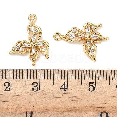 Brass Micro Pave Cubic Zirconia Pendants KK-A281-09A-G-1
