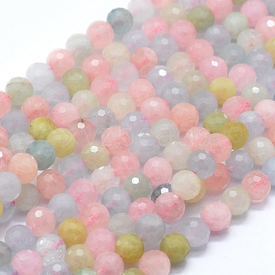 Natural Morganite Beads Strands G-D0013-46-1