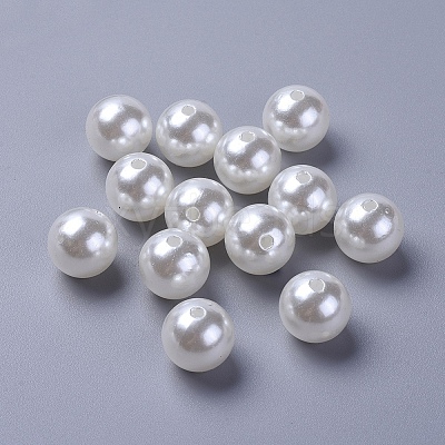 Imitation Pearl Acrylic Beads PL614-22-1