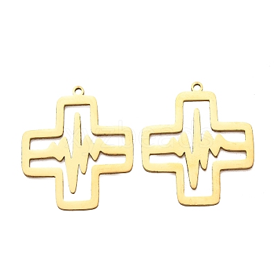201 Stainless Steel Pendants SA-CBA49C1-10G-1