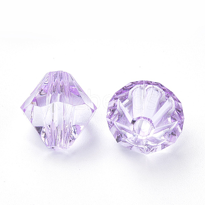 Transparent Acrylic Beads X1-TACR-S146-4mm-18-1