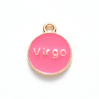 Alloy Enamel Pendants X-ENAM-S124-01B-03B-1