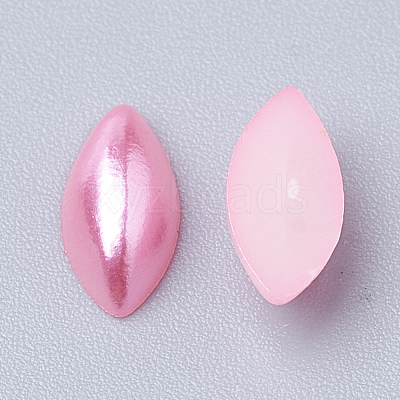 ABS Plastic Imitation Pearl Cabochons SACR-R756-8x4mm-Z6-1