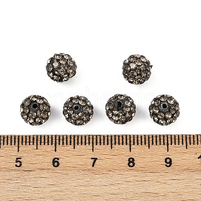 Pave Disco Ball Beads RB-H258-8MM-215-1