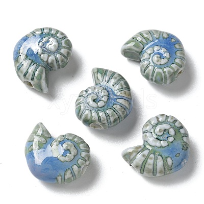 Handmade Porcelain Beads PORC-L080-F07-1