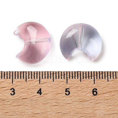 Baking Paint Transparent Glass Beads DGLA-F003-01A-1