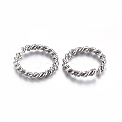 Tarnish Resistant 304 Stainless Steel Jump Rings X-STAS-F191-11P-B-1