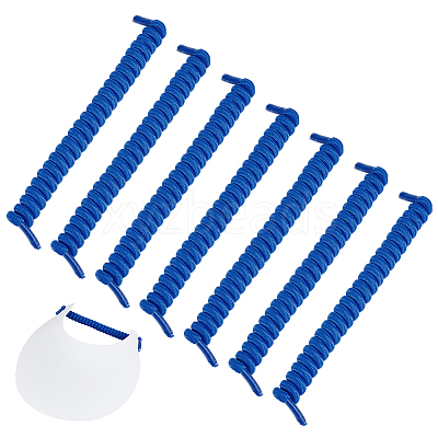 Polyester with Latex Silk Replacement Visor Curl  Cord DIY-WH0888-579I-1