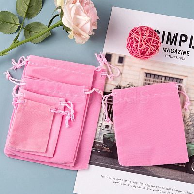 5 Style Rectangle Velvet Pouches TP-LS0001-01A-1