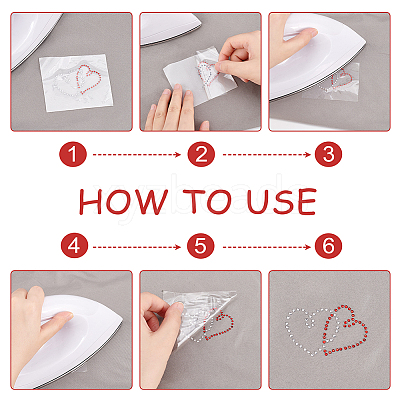24Pcs 6 Style Glitter Hotfix Rhinestone(Hot Melt Adhesive On The Back) DIY-FG0003-88-1