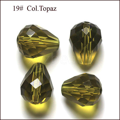 Imitation Austrian Crystal Beads SWAR-F062-12x10mm-19-1