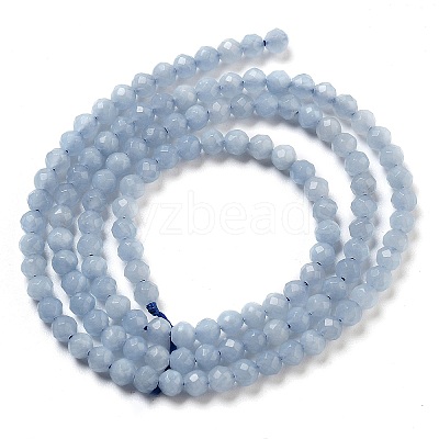 Natural Angelite Beads Strands X-G-G161-A05-05-1