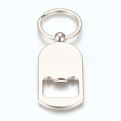 Zinc Alloy Cabochon Settings Bottle Openers AJEW-E038-04P-1