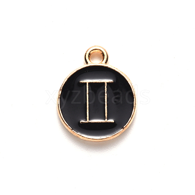 Alloy Enamel Pendants ENAM-S124-01A-08I-1