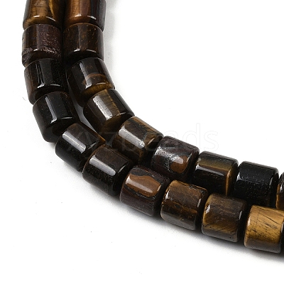 Natural Tiger Eye Beads Strands G-G275-D22-10x10mm-1