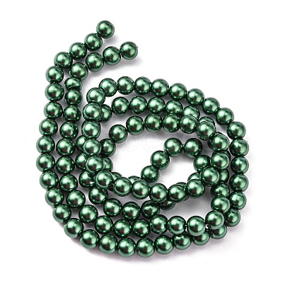 Eco-Friendly Glass Pearl Beads HY-J002-6mm-HX-M-1
