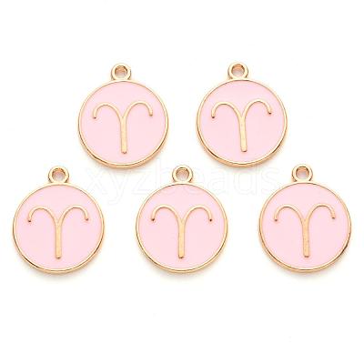 Alloy Enamel Pendants X-ENAM-S124-01A-09A-1
